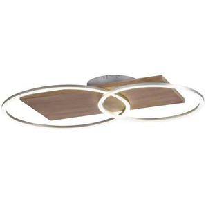 Paul Neuhaus Deckenleuchte - holzfarben - Materialmix - 70 cm - 10 cm - cm 56,0 | Möbel Kraft