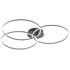 Paul Neuhaus Deckenleuchte - schwarz - Materialmix - 79 cm - 9 cm - cm 76,0 | Möbel Kraft