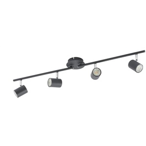 Paul Neuhaus Deckenstrahler 4-flammig schwarz - schwarz - Materialmix - 83,4 cm - 16 cm | Möbel Kraft