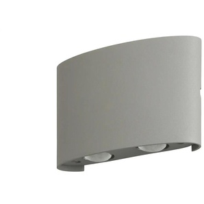 Paul Neuhaus LED-Aussenwandleuchte 4-flammig silberfarben - silber - Materialmix - 13 cm - 8 cm - cm 4,0 | Möbel Kraft