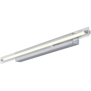 Paul Neuhaus LED-Bad-Wandleuchte, chrom ¦ silber ¦ Maße (cm): B: 60 H: 5,5 T: 4,2