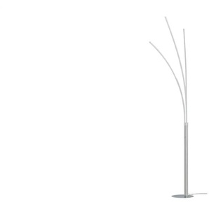 Paul Neuhaus LED-Bogenleuchte 3-flammig chrom - silber - Materialmix - 80 cm - 215 cm - cm 58,0 | Möbel Kraft