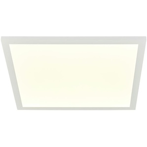 Paul Neuhaus LED-Deckenleuchte, 1-flammig, weiß, eckig - weiß - Materialmix - 45 cm - 6 cm - 45 cm | Möbel Kraft