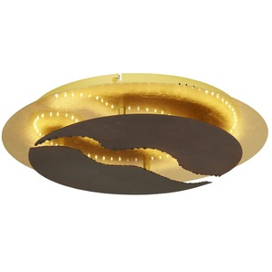 Paul Neuhaus LED-Deckenleuchte rostfarben - braun - Materialmix - 8 cm - 50.0 | Möbel Kraft