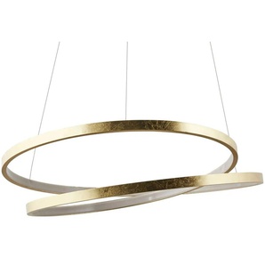 Paul Neuhaus LED-Pendelleuchte  1-flammig  goldfarben   ¦ gold ¦ Maße (cm): H: 120  Ø: 55