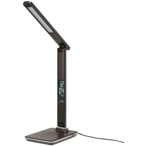 Paul Neuhaus LED-Schreibtischleuchte, braun - braun - Materialmix - 14 cm - 60 cm - 31 cm | Möbel Kraft