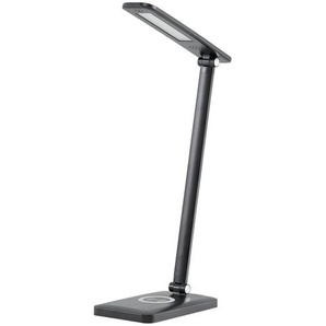 Paul Neuhaus LED-Schreibtischleuchte, Schwarz mit Ladefunktion - schwarz - Materialmix - 61,5 cm - 61,5 cm - 12 cm | Möbel Kraft