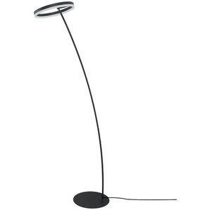 Paul Neuhaus LED-Stehleuchte, 1-flammig, anthrazit - schwarz - Materialmix - 215 cm - [40.0] | Möbel Kraft