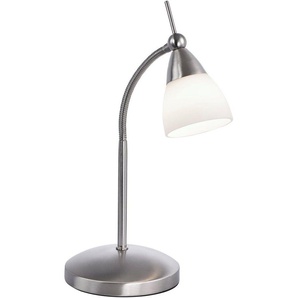 Paul Neuhaus LED Tischleuchte Pino, Dimmfunktion, LED wechselbar, Warmweiß, 3-Stufen Touchdimmer, flexibel verstellbar