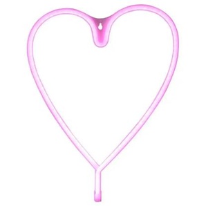 Paul Neuhaus Neonleuchte - rosa/pink - Materialmix - 2 cm - 3,8 cm - cm 3,8 | Möbel Kraft