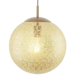 Paul Neuhaus Pendelleuchte 1-flammig rostfarben ´klein´ - gold - Materialmix - 140 cm - 30.0 | Möbel Kraft