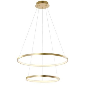 Paul Neuhaus Pendelleuchte   ¦ gold ¦ Maße (cm): B: 50 H: 120 T: 50.0