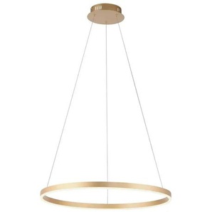 Paul Neuhaus Pendelleuchte   ¦ gold ¦ Maße (cm): B: 58,5 H: 120 T: 58.5