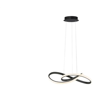 Paul Neuhaus Pendelleuchte - schwarz - Materialmix - 57 cm - 120 cm - cm 57,0 | Möbel Kraft