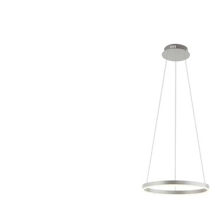 Paul Neuhaus Pendelleuchte   ¦ silber ¦ Maße (cm): B: 39,3 H: 120 T: 39.3