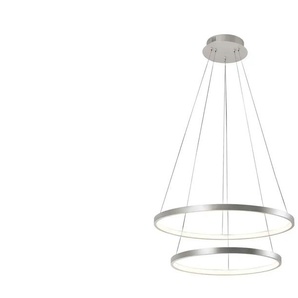 Paul Neuhaus Pendelleuchte   ¦ silber ¦ Maße (cm): B: 50 H: 120 T: 50.0