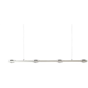 Paul Neuhaus Smart Home-Pendelleuchte 8-flammig Nickel matt - silber - Materialmix - 98 cm - 130 cm - cm 13,0 | Möbel Kraft