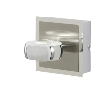 Paul Neuhaus Smart Home-Wandleuchte 2-flammig Nickel matt - silber - Materialmix - 12 cm - 14 cm - cm 12,0 | Möbel Kraft