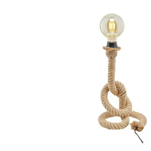 Paul Neuhaus Tischleuchte 1-flammig Seil - braun - Materialmix - 20 cm - 33 cm - cm 20,0 | Möbel Kraft