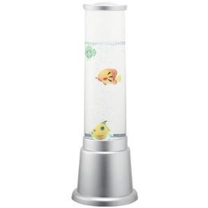 Paul Neuhaus Wassersäule mit Kunstfischen und Farbwechsel - silber - Materialmix - 36 cm - [12.5] | Möbel Kraft