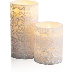 Pauleen LED Dekolicht »LED-Kerze, Wachskerze Little Lilac Candle, 2er Set«