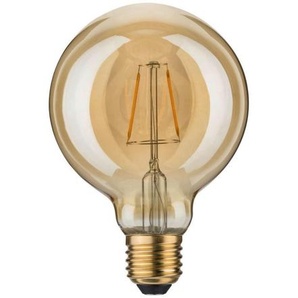 Paulmann Deko-Leuchtmittel Vintage Globe, Gold, Glas, 2,7 W, 9.5x13.8 cm, Dekolampen