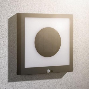Paulmann LED Außen-Wandleuchte Taija, Bewegungsmelder, LED fest integriert, Warmweiß, Solar Panel, mit Bewegungsmelder