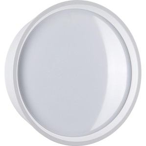 Paulmann LED Außenleuchte Platomo weiß Ø 18 cm warmweiß GLO773504219