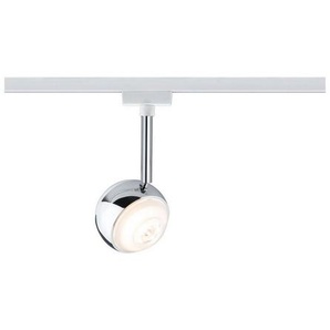 Paulmann Schienensystem-Leuchten URail Schienenspot Capsule II 439lm 6,3W 2700K 230V Chrom matt, 6W, (1-tlg), dimmbar, Einzelspot