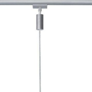 Paulmann Schienensystem-Leuchten URail Pendel Capsule II 400lm 6,3W 2700K 230V Schwarz matt, Chrom, (1-tlg), dimmbar