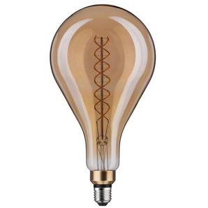 Paulmann LED-Leuchtmittel BigDrop 400lm 1800K gold 7W doppel spiral 230V Filament, 1 St.