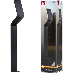 Paulmann LED Pollerleuchte Ilias, Bewegungsmelder, LED fest integriert, Warmweiß, LED-Board, Outdoor Solar, mit Bewegungsmelder