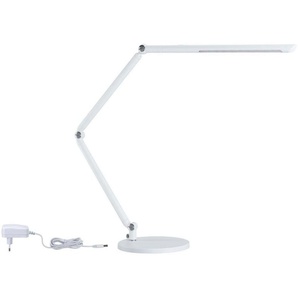 Paulmann LED Schreibtischlampe FlexBar, LED fest integriert, Tageslichtweiß, Warmweiß, 3step, sw tunW dim, 10,6W, Kabell 1,50 m, dimmbar