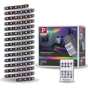 Paulmann LED-Streifen Dynamic Rainbow RGB 5m 10,5W 60LEDs/m 15VA, 1-flammig