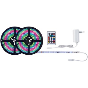 LED-Streifen PAULMANN FN SimpLED Strip Set 10m Motion RGB Lichterketten Gr. x Gesamtlänge 10 m, weiß LED Stripe Stripes Streifen Lichterketten 17W, 23012V, DC, Weiß Kunststoff