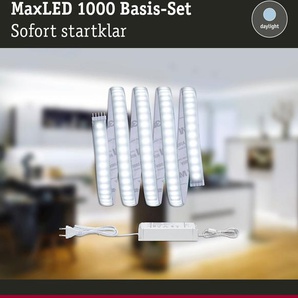 Paulmann LED-Streifen MaxLED 1000 Basisset 1,5m Tageslichtweiß IP44 17W 1650lm beschichtet, 1-flammig
