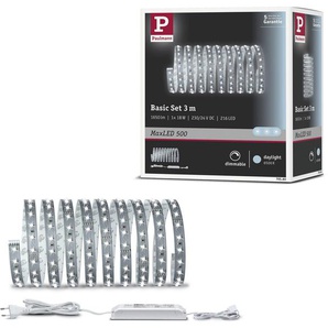 Paulmann LED-Streifen MaxLED 500 Basisset 3m Tageslichtweiß 18W 1650lm 6500K unbeschichtet, 1-flammig