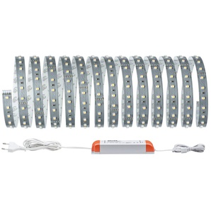 Paulmann LED-Streifen MaxLED 500 Basisset 5m IP20 2700K 30W 230/24V 60VA Silber, 1-flammig