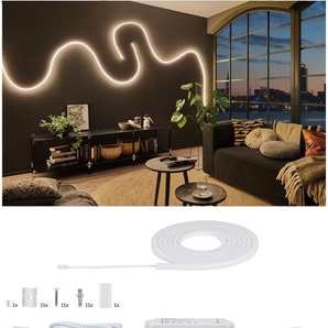 LED-Streifen PAULMANN MaxLED Flow Basisset 3m Warmweiß 37W Lichterketten Gr. x Gesamtlänge 3 m, weiß LED Stripe Stripes Streifen Lichterketten