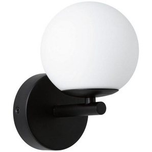 Paulmann LED Wandleuchte Selection Bathroom Gove IP44 5W 3000K Satin/Schwarz matt Glas/Metall, LED fest integriert, Warmweiß