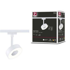 Paulmann Schienensystem-Leuchten »URail LED Schienenspot 3-Step-Dim Circle Einzelspot Signalweiß«, Memoryfunktion, mehrere Helligkeitsstufen