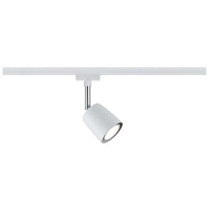 Paulmann Schienensystem-Leuchten »URail Schienenspot Cover GU10 max. 10W 230V Schwarz matt, Chrom«, Einzelspot, dimmbar