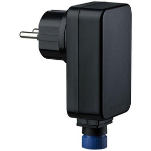 Paulmann Transformator Plug & Shine Transformator IP 44, Schwarz, Kunststoff, 5x10.4x3 cm, Lampen & Leuchten, Außenbeleuchtung, Außenleuchten