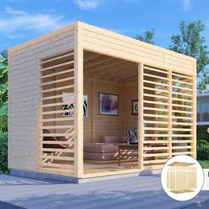 Pavillon BERTILO Pavillon Modern Art 2, beige (natur), H: 232cm, Pavillons, Topseller