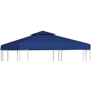 Pavillon-Ersatzdach 310 g/m² Dunkelblau 3x3 m