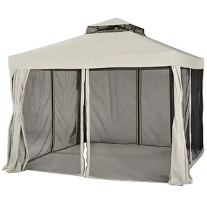 Pavillon Sahara - grau - Materialmix - 300 cm - 280 cm - cm 300,0 | Möbel Kraft