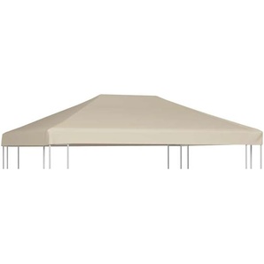 Pavillondach 310 g/m² 4×3 m Beige