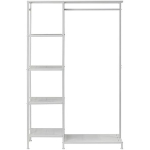 PBJ Garderobenständer, Weiß, Metall, 100x165x36 cm, Garderobe, Garderobenschränke, Garderobenschränke