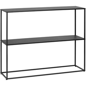 PBJ Konsolentisch, Schwarz, Metall, eckig, 100x79x29 cm, Wohnzimmer, Wohnzimmertische, Konsolentische