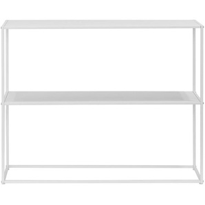 PBJ Konsolentisch, Weiß, Metall, eckig, 100x79x29 cm, Wohnzimmer, Wohnzimmertische, Konsolentische